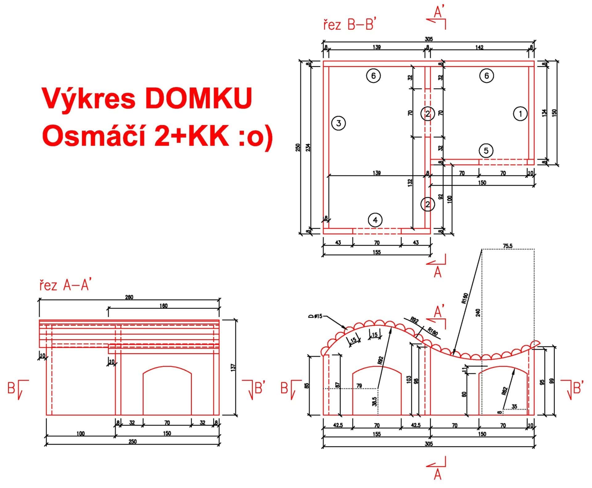 Plánek domku